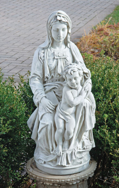 Madonna Of Bruges Statue With Christ Child